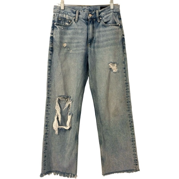AllSaints April Boys Crop Jean in Indigo Size 24 - Picture 7 of 11